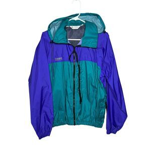 Vintage 1990's Columbia Sportswear Nylon Windbreaker Jacket Men’s Size Medium